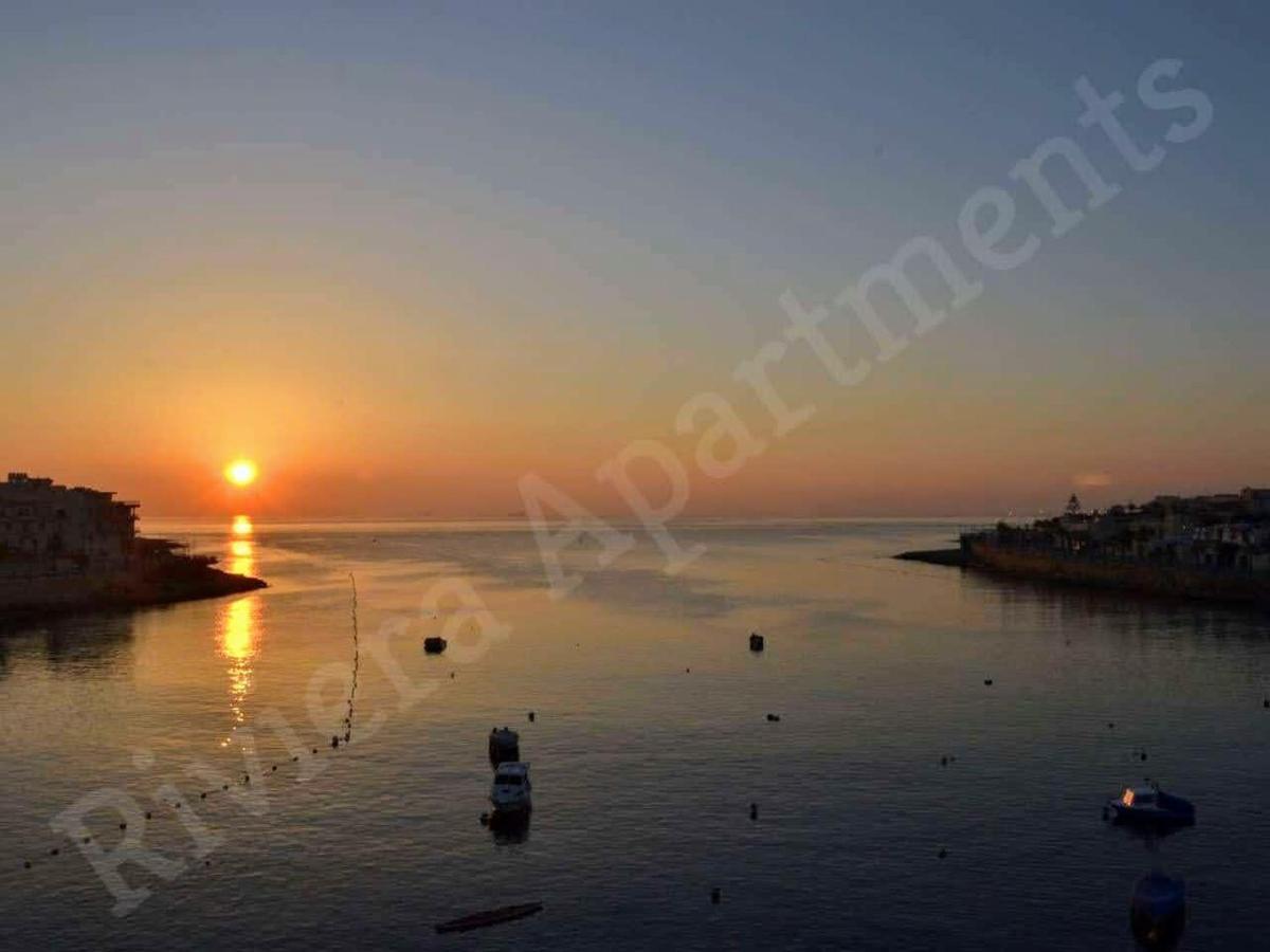 Riviera Holiday Apartments - Seafront - Wifi Marsaskala Bagian luar foto