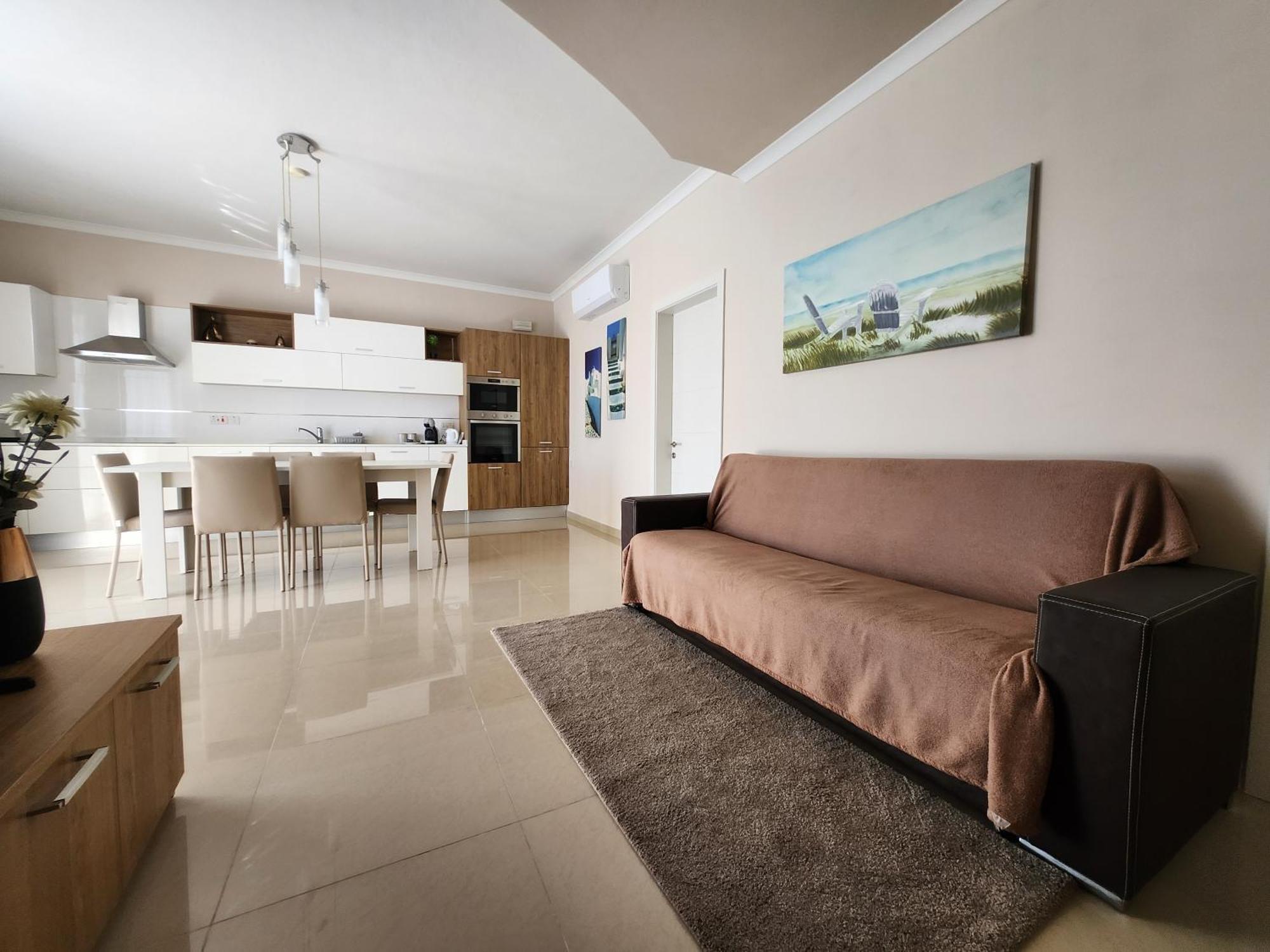Riviera Holiday Apartments - Seafront - Wifi Marsaskala Bagian luar foto
