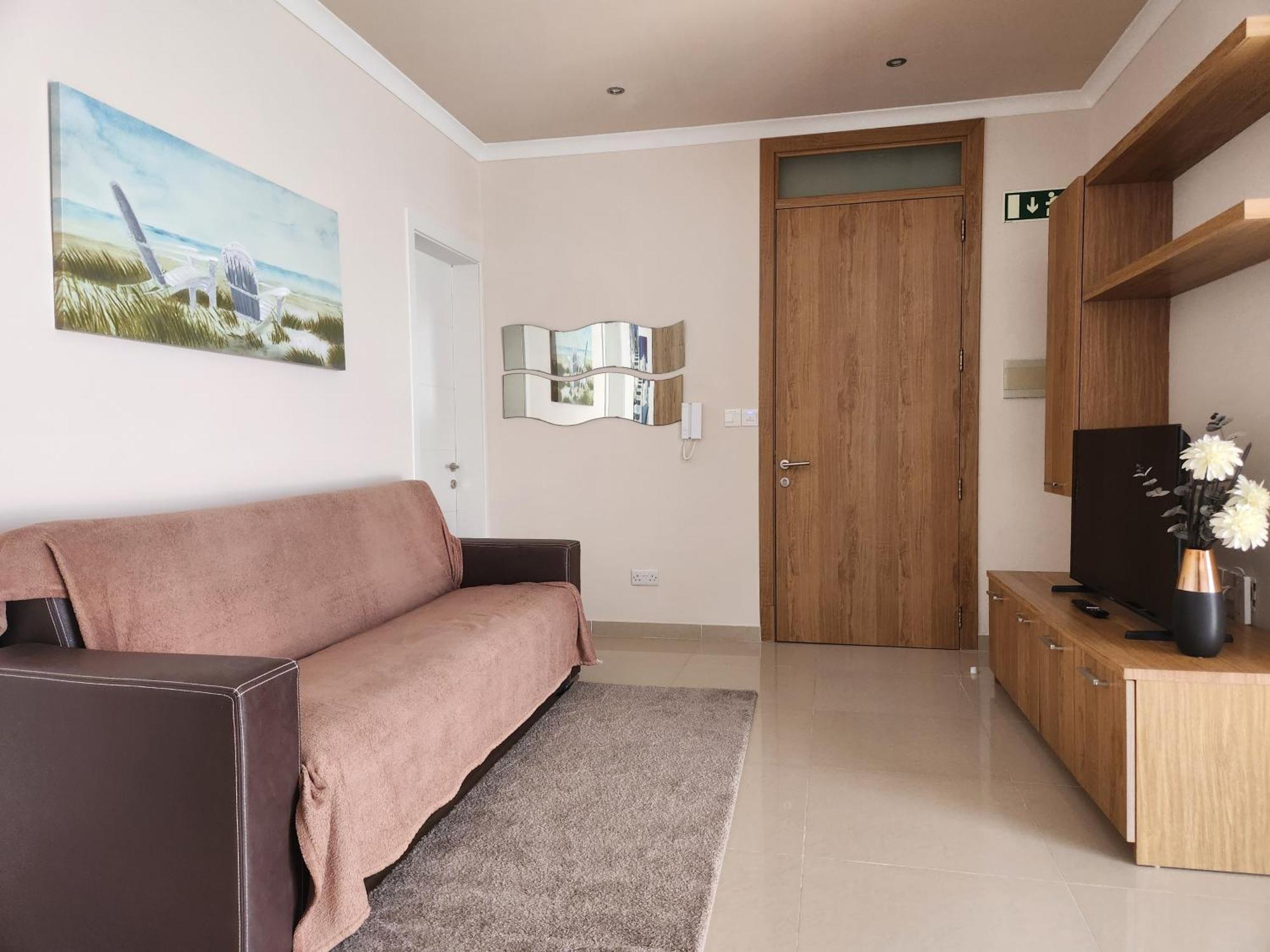 Riviera Holiday Apartments - Seafront - Wifi Marsaskala Ruang foto